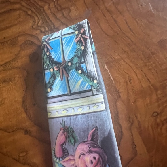Original Vintage Ralph Marlin Whimsical Christmas Tie - Picture 6 of 8